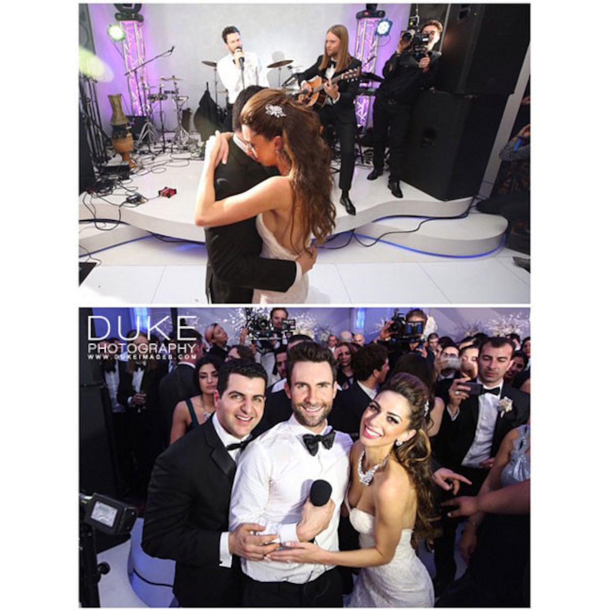 Maroon 5 Crashes A Wedding While Filming New Music Video E Online